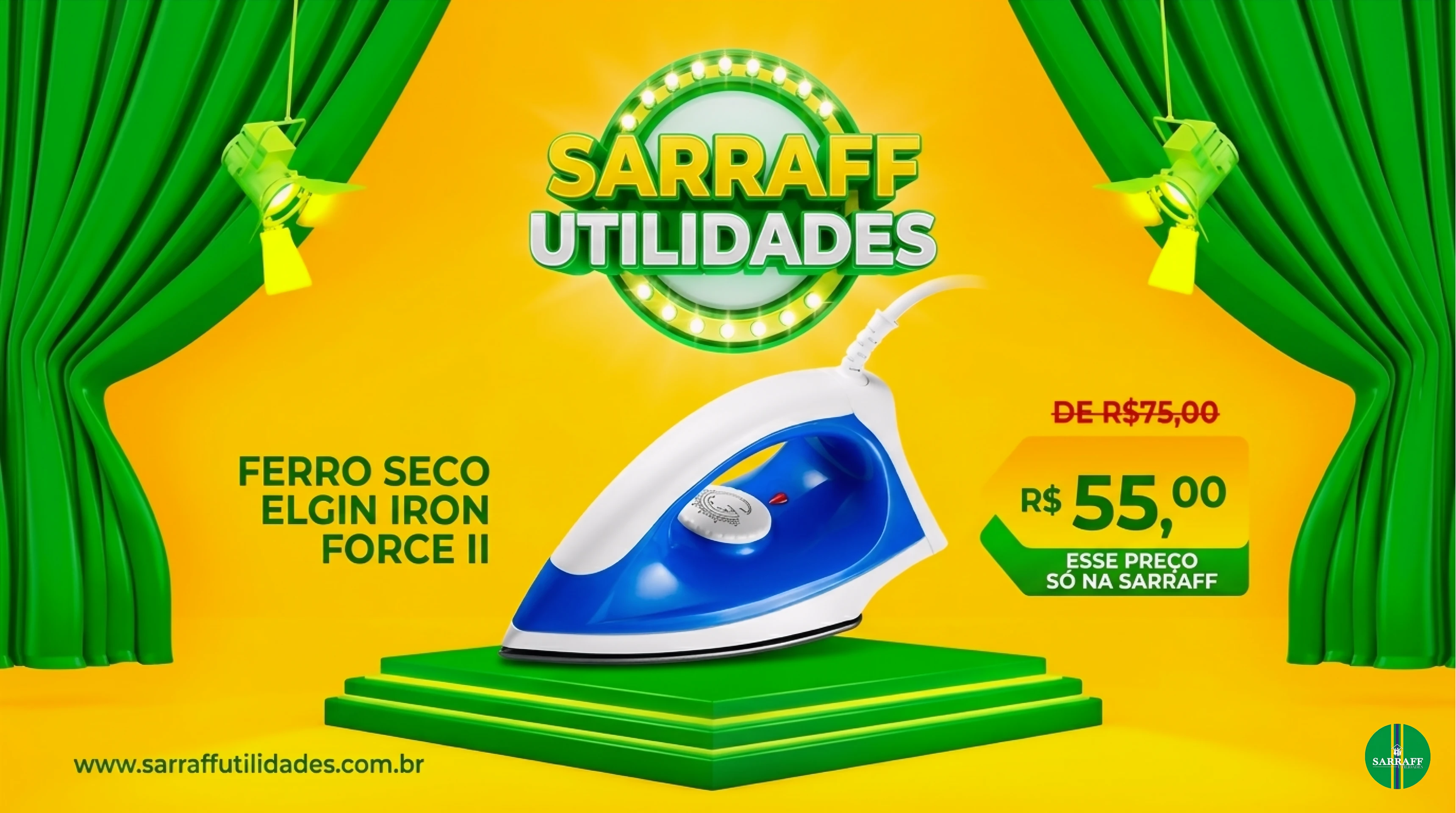 FERRO SECO ELGIN IRON FORCE II PLUS FSE20 127V